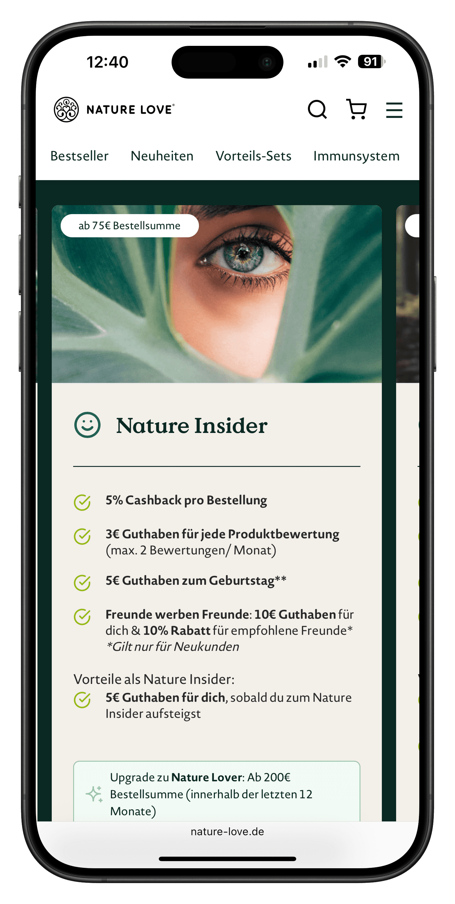 memberr Nature Love Case Study