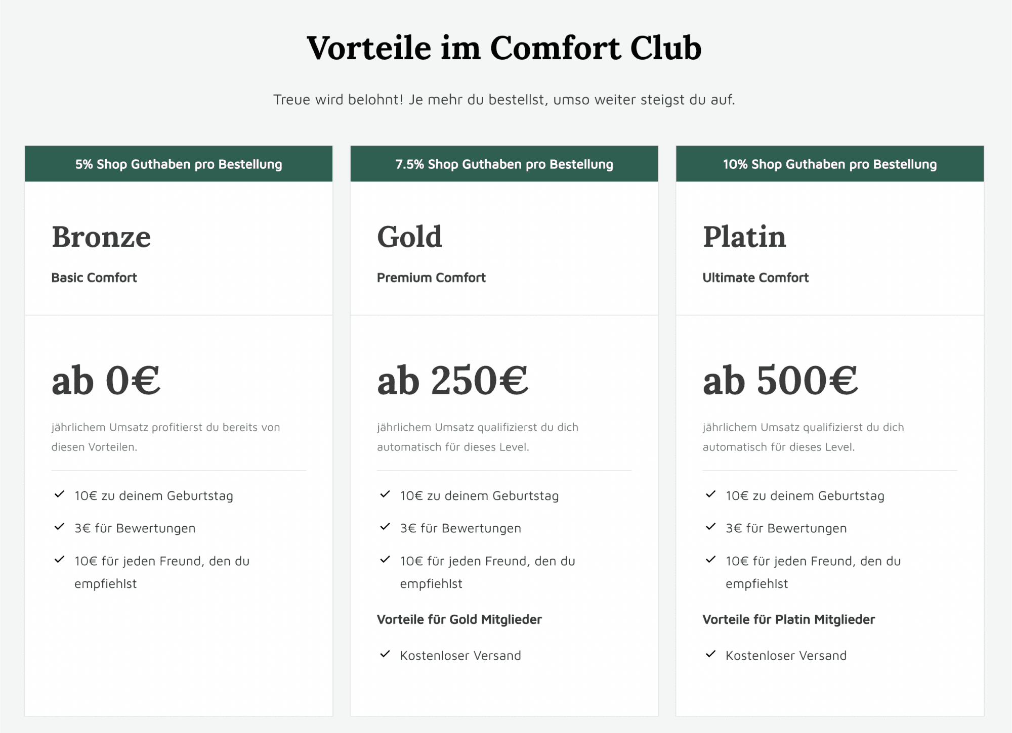 club of comfort club