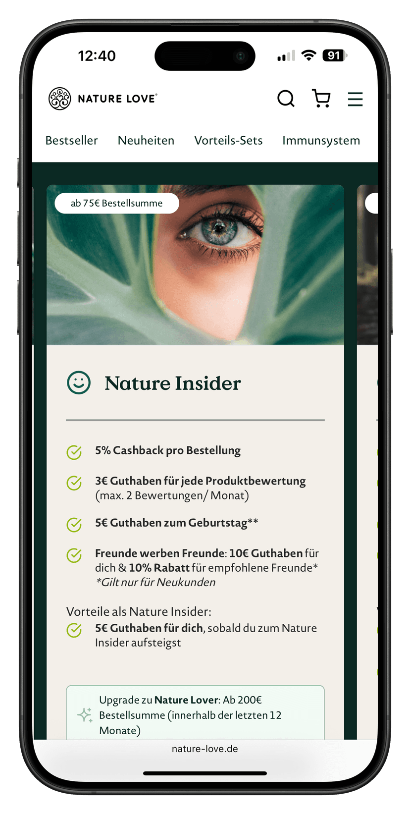 memberr Nature Love Case Study